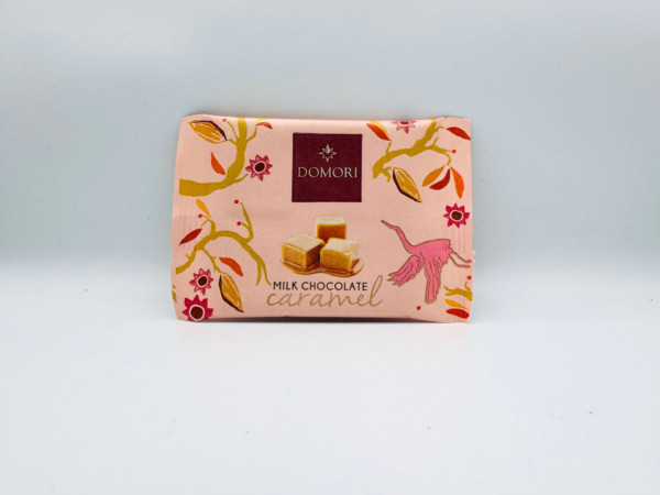 Tavoletta Domori To Go cioccolato al latte e caramello - 25g