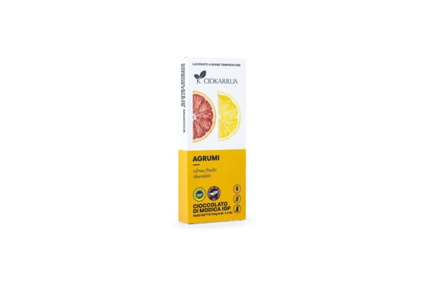 Cioccolato di Modica IGP agli agrumi 100 gr